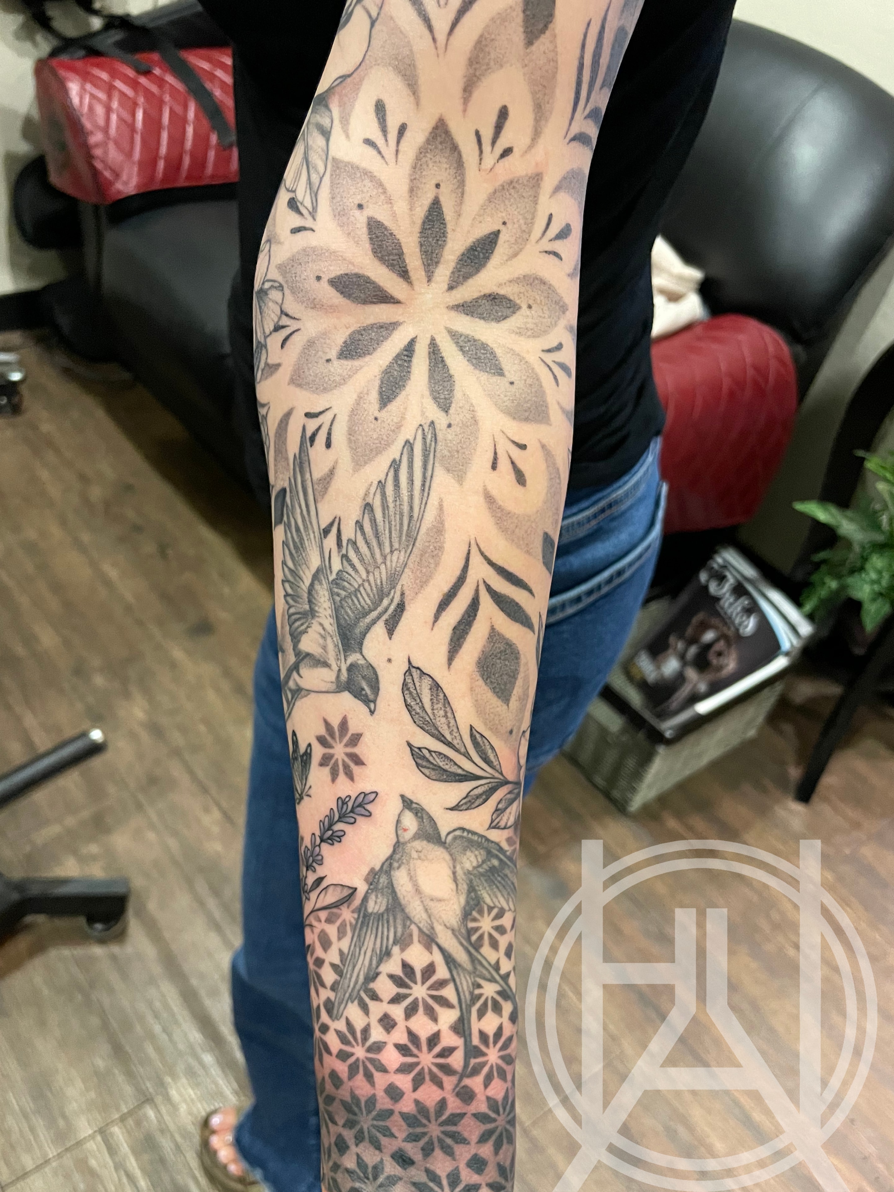 Mandala & Swallows