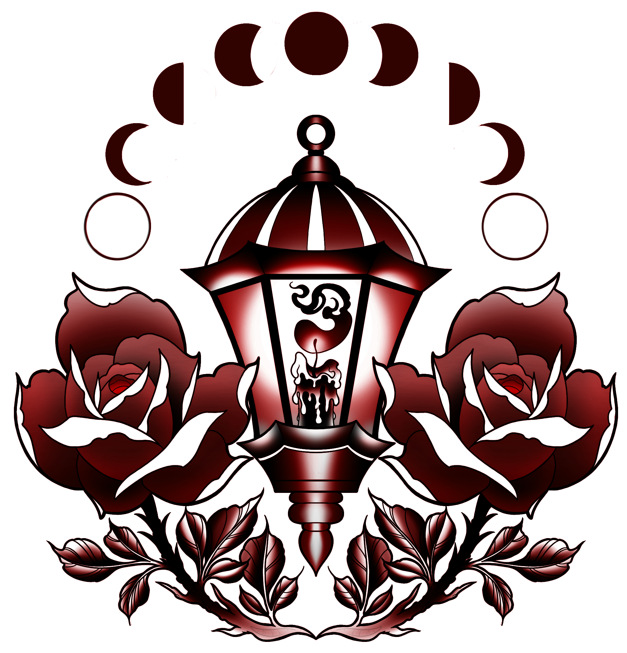 Lantern & Roses